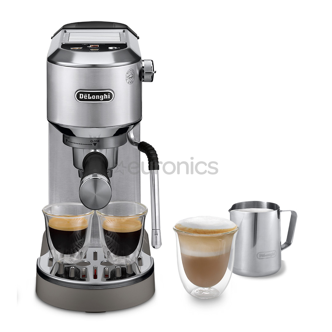DeLonghi Dedica Duo, silver - Manual espresso machine