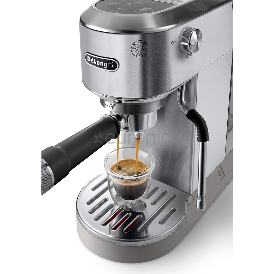 DeLonghi Dedica Duo, silver - Manual espresso machine