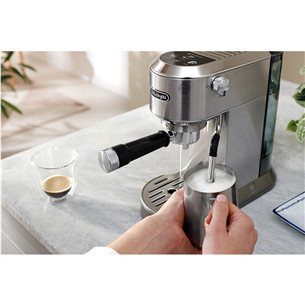 DeLonghi Dedica Duo, silver - Manual espresso machine