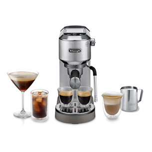 DeLonghi Dedica Duo, silver - Manual espresso machine