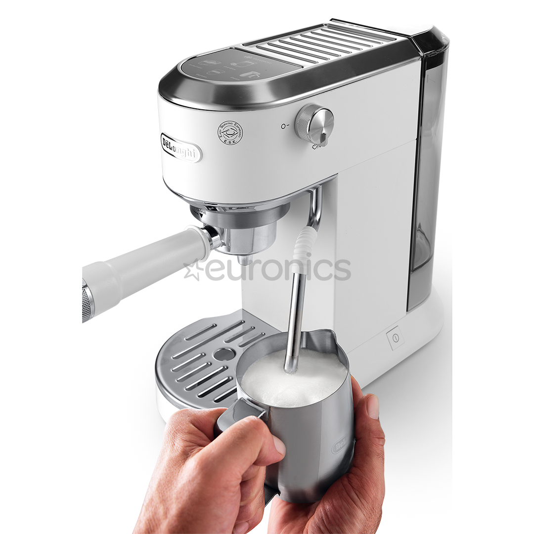 DeLonghi Dedica Duo, white - Manual espresso machine