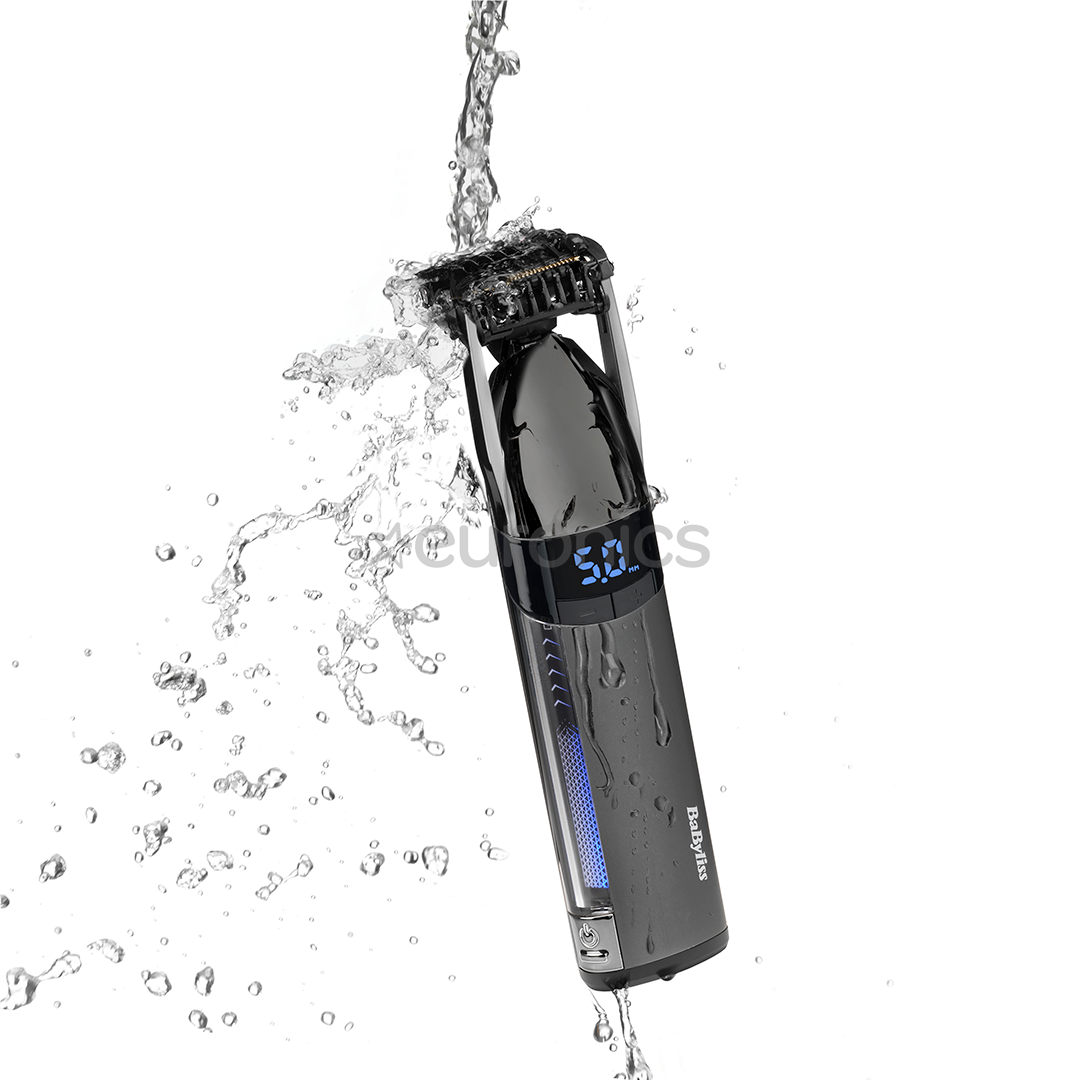 BaByliss Super-X Metal, melna - Bārdas trimmeris