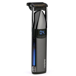 BaByliss Super-X Metal, melna - Bārdas trimmeris