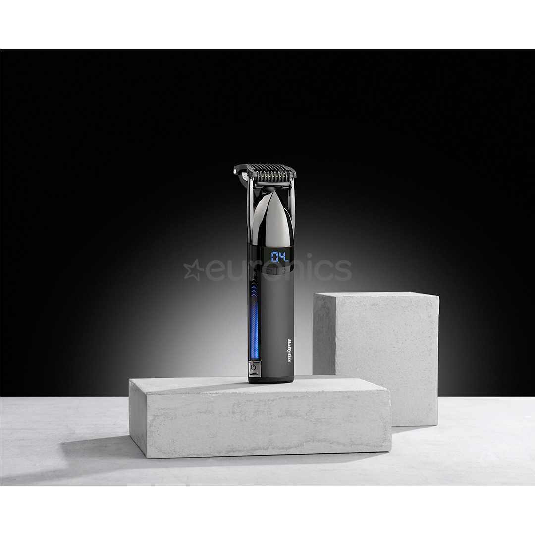 BaByliss Super-X Metal, melna - Bārdas trimmeris