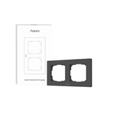 Aqara Switch Frame H2 EU, 2-gang, gray - Switch frame