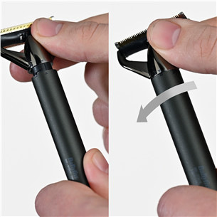 BaByliss Super-X, melna - Bārdas trimmeris