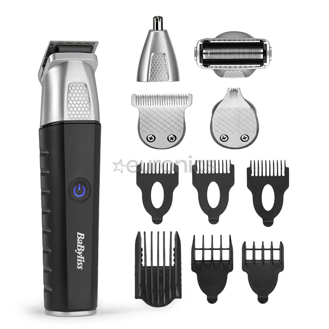 BaByliss Lithium Power 11-in-1, melna/nerūsējošā tērauda - Trimmeru komplekts