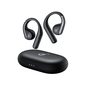 Soundcore AeroFit Pro, melna - Bezvadu sporta austiņas