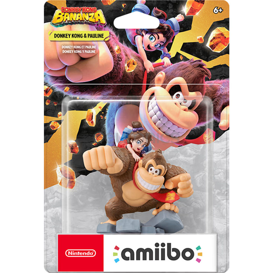 Nintendo Amiibo Donkey Kong and Pauline: Donkey Kong Bananza Series - Amiibo