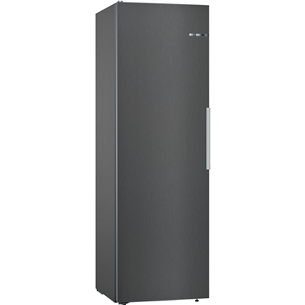 Bosch Series 4, NoFrost, 346 л, высота 186 см, черный - Холодильный шкаф KSV36VXDP