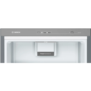Bosch Series 4, NoFrost, augstums 186 cm, 346 L, melna - Aukstuma skapis