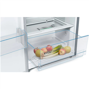 Bosch Series 4, 346 л, высота 186 см, черный - Холодильный шкаф