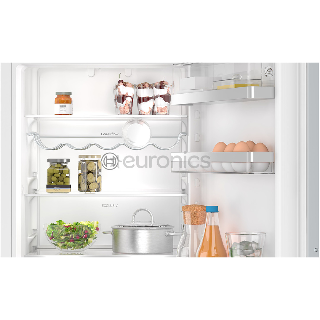 Bosch, Series 6, NoFrost, 260 L, augstums 178 cm - Iebūvējams ledusskapis