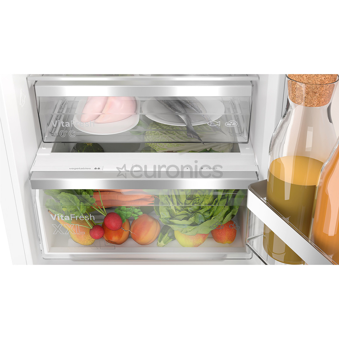 Bosch, Series 6, NoFrost, 260 L, augstums 178 cm - Iebūvējams ledusskapis