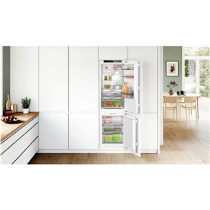 Bosch, Series 6, NoFrost, 260 L, augstums 178 cm - Iebūvējams ledusskapis