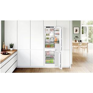 Bosch, Series 6, NoFrost, 260 л, высота 178 см - Интегрируемый холодильник