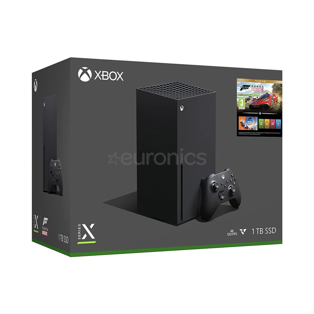 Microsoft Xbox Series X Forza Horizon 5, 1 TB, melna - Spēļu konsole