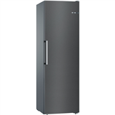 Bosch, Series 4, NoFrost, 242 л, высота 186 см, черный - Морозильник