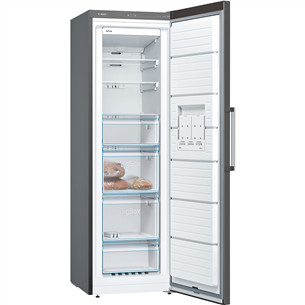 Bosch, Series 4, NoFrost, 242 L, augstums 186 cm, melna - Saldētava