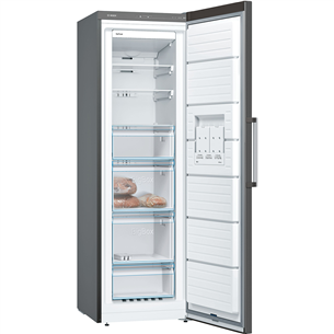 Bosch, Series 4, NoFrost, 242 л, высота 186 см, черный - Морозильник