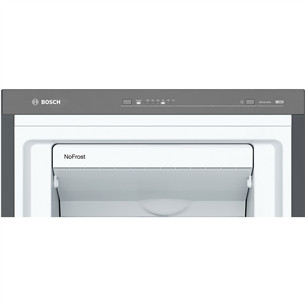 Bosch, Series 4, NoFrost, 242 L, augstums 186 cm, melna - Saldētava