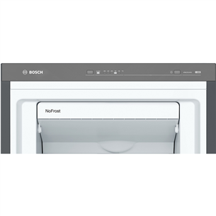 Bosch, Series 4, NoFrost, 242 л, высота 186 см, черный - Морозильник