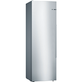 Bosch Series 8, NoFrost, 309 л, высота 186 см, нерж. сталь - Холодильный шкаф