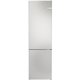 Bosch, Series 4, NoFrost, 363 л, высота 203 см, нерж. сталь - Холодильник