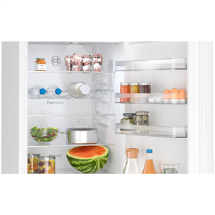 Bosch, Series 4, NoFrost, 363 L, augstums 203 cm, balta - Ledusskapis
