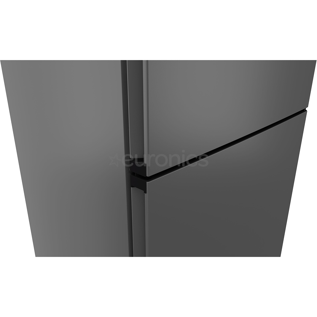 Bosch, Series 4, NoFrost, 440 L, augstums 203 cm, tumši pelēka - Ledusskapis