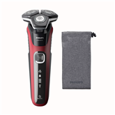 Philips Shaver Series 5000 Wet & Dry, red/black - Shaver