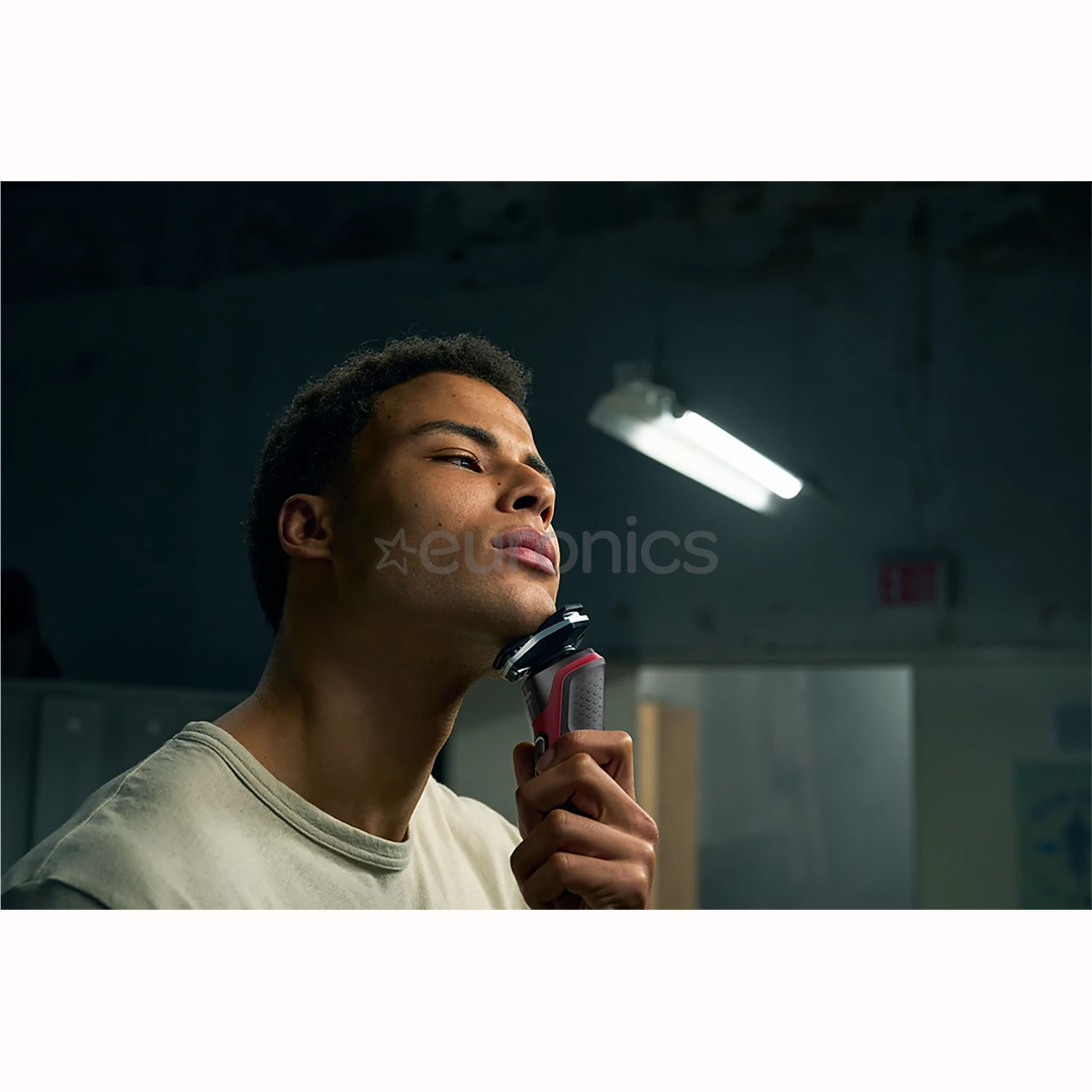 Philips Shaver Series 5000 Wet & Dry, sarkana/melna - Skuveklis