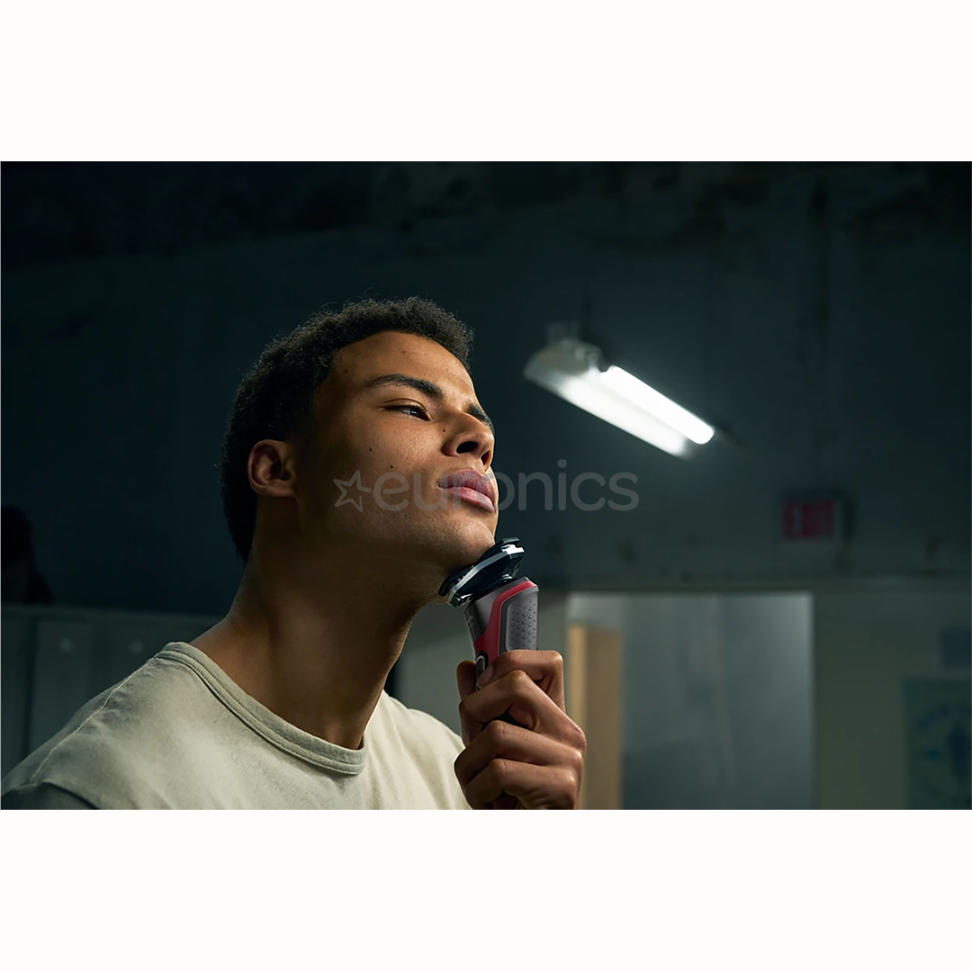 Philips Shaver Series 5000 Wet & Dry, red/black - Shaver