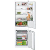 Bosch Series 2, 267 L, augstums 178 cm - Iebūvējams ledusskapis