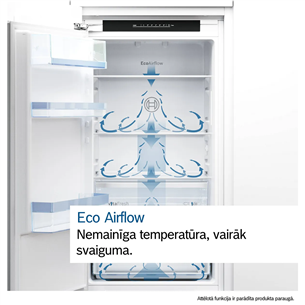 Bosch Series 2, 267 L, height 178 cm - Built-in refrigerator