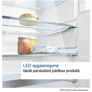 Bosch Series 2, 267 L, height 178 cm - Built-in refrigerator