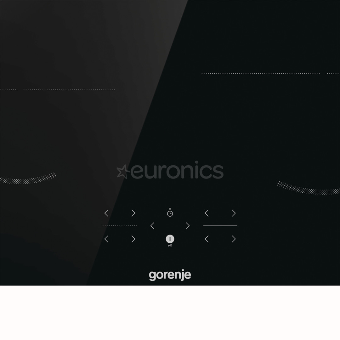 Gorenje, Ширина 59,5 см, без рамы, черный - Интегрируемая индукционная варочная панель