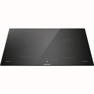 Gorenje, platums 59.5 cm, bez rāmja, melna - Iebūvējama indukcijas plīts virsma