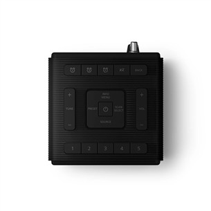 Philips TAR5100, DAB+, черный - Радиочасы