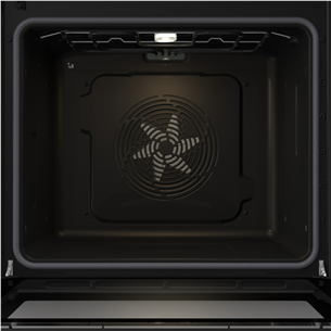 Gorenje, 77 L, pyrolytic cleaning, black - Built-in oven