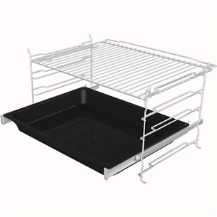 Gorenje, 77 л, пиролитическая очистка, черный - Интегрируемый духовой шкаф