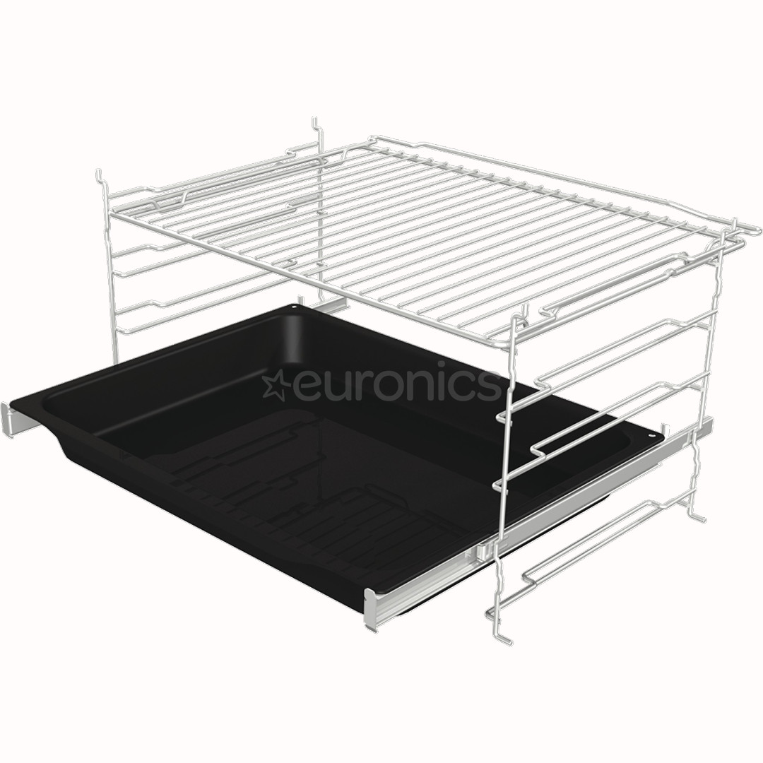 Gorenje, 77 л, пиролитическая очистка, черный - Интегрируемый духовой шкаф