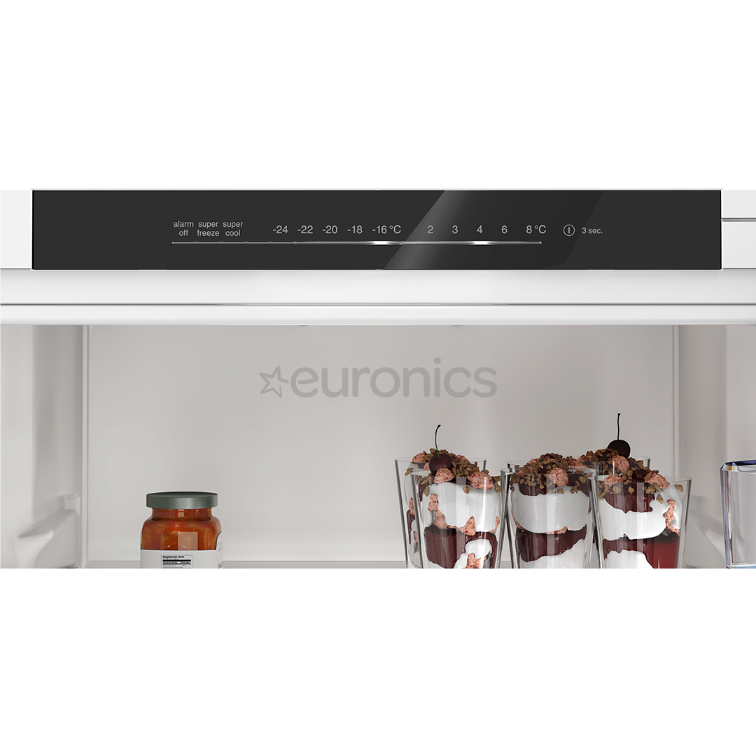 Bosch, Series 2, NoFrost, 290 L, augstums 194 cm - Iebūvējams ledusskapis
