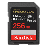 SanDisk Extreme Pro, UHS-II, SDXC, 256 ГБ, черный - Карта памяти