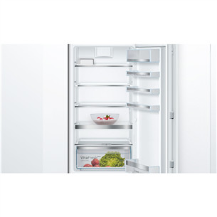 Bosch, Series 6, 270 L, height 178 cm - Built-in refrigerator