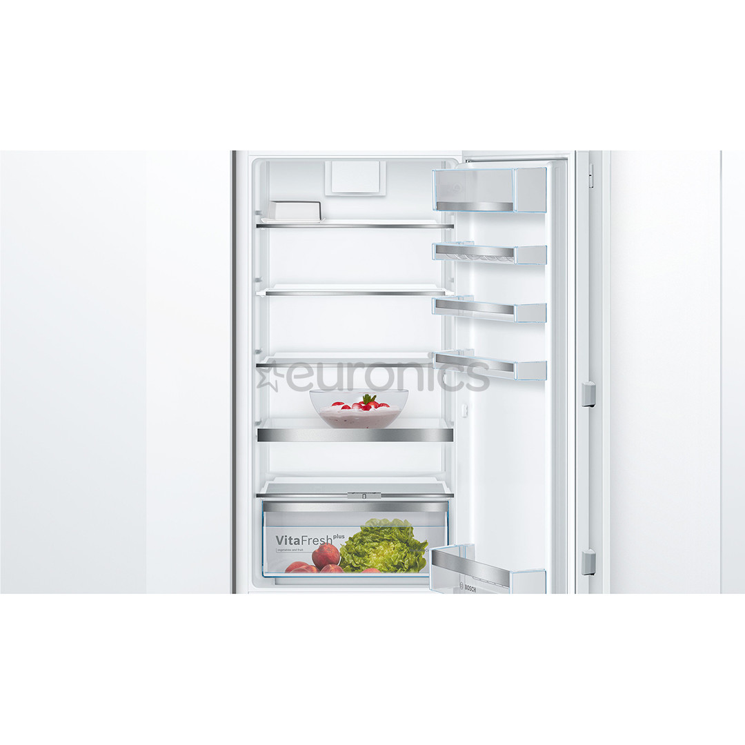 Bosch, Series 6, 270 L, height 178 cm - Built-in refrigerator