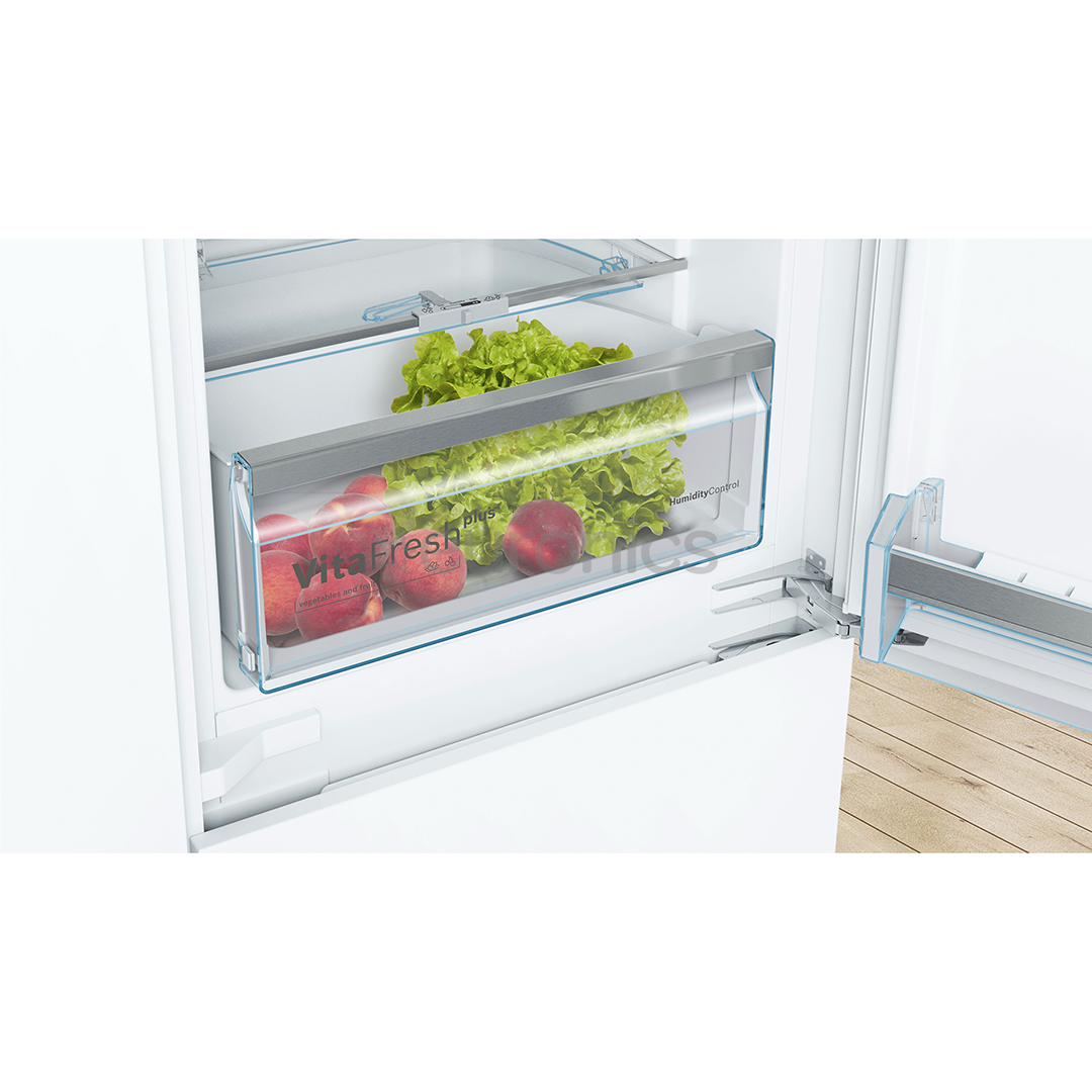 Bosch, Series 6, 270 L, augstums 178 cm - Iebūvējams ledusskapis