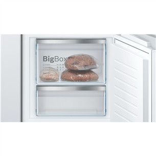 Bosch, Series 6, 270 L, height 178 cm - Built-in refrigerator