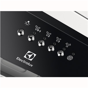 Electrolux, 600 m³/h, platums 53 cm, melna - Iebūvējams tvaika nosūcējs