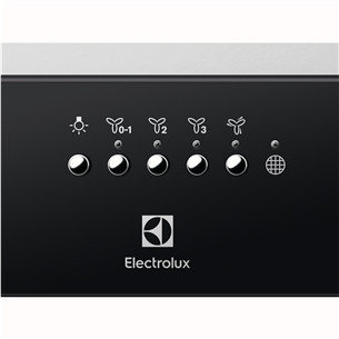 Electrolux, 600 m³/h, platums 53 cm, melna - Iebūvējams tvaika nosūcējs